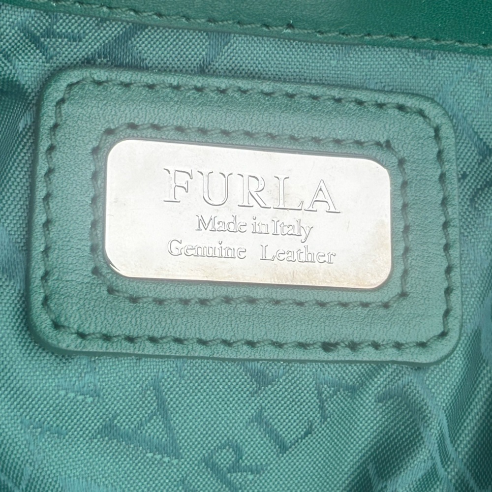Furla Suede Leather Shoulder Bag - Picture 6 of 17